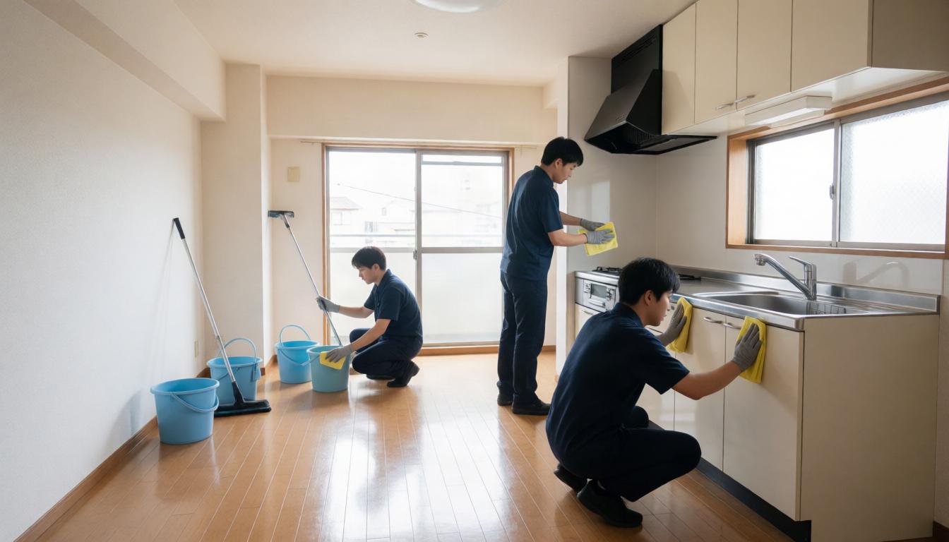 退去前後の清掃を分かりやすく